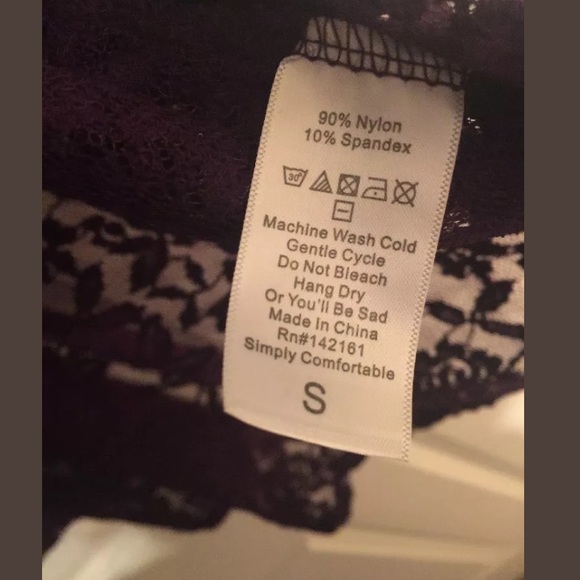 Lularoe Lace Sheer Purple Open Front Cardigan. - Picture 3 of 4